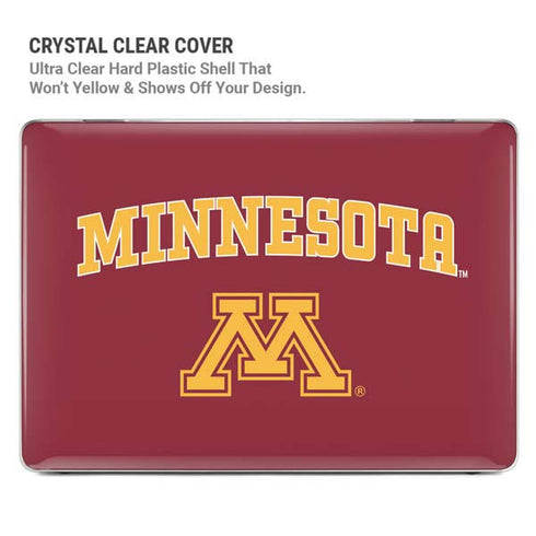University of Minnesota Collegiate Text MacBook Pro 14in (2021-24) Case plus Skin